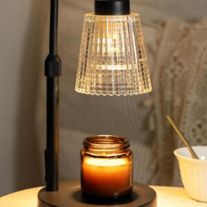 Warmer Lamp with Timer Dimmable, Birthday Gifts for Women Mom, House Warming Gifts New Home Decor, Wax Melt Warmer for Jar Candles with 2 Bulbs