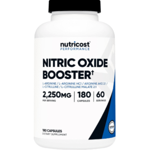 Nutricost Nitric Oxide Booster 2250mg, 180 Capsules - 750mg Per Casule, 60 Servings - Gluten Free and Non-GMO