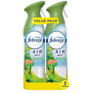 Febreze Air Mist Air Freshener Spray, Odor-Fighting Room Spray, Air Fresheners for Home and Bathroom and Kitchen, Aerosol Can, Gain Original Scent, 8.8oz,